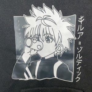 Black small men’s hoodie